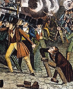 Philadelphia's Bible Riots of 1844 reflected a strain of anti-Catholic bias and hostility that coursed through 19th-century America. (Granger Collection, New York. Source: Smithsonian)