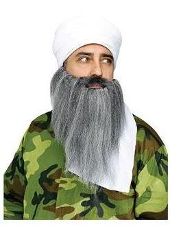 Screen shot of Walmart's website taken on September 27, 2013, in which they are selling a Halloween costume that includes a turban and beard on a man wearing military-style clothing. (Source: Walmart)